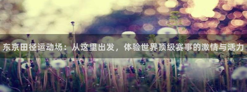 德国vsport体育官方正版app集团：东京田径运动场：从这
